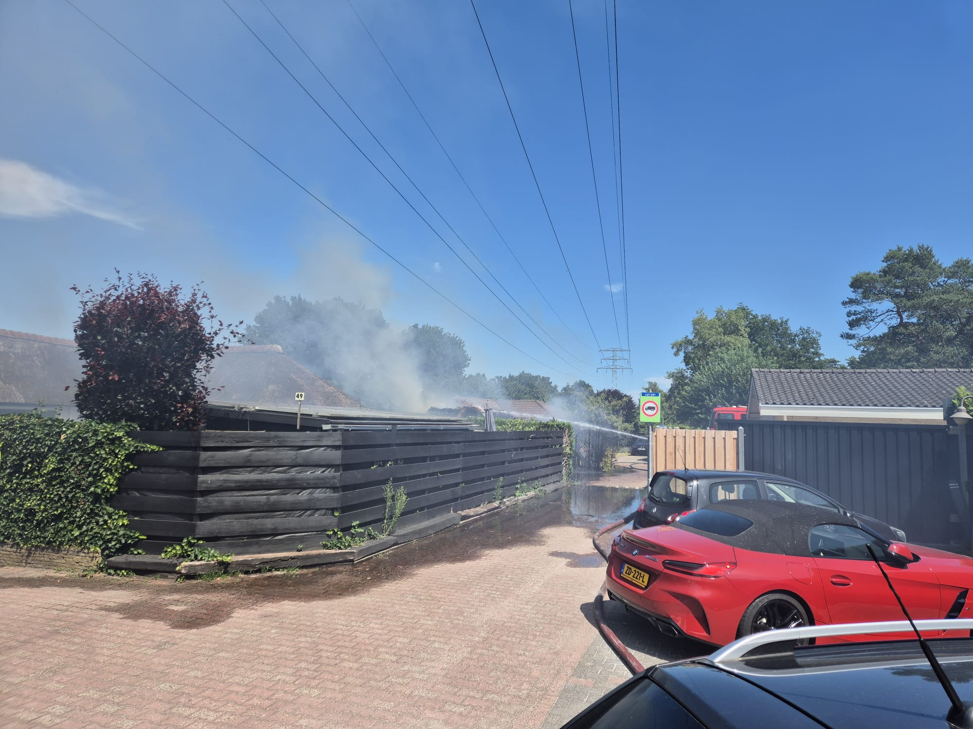 Brand in vakantiehuis Ermelo